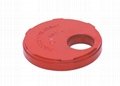 Professional factory Ductile Iron Pipe Fitting Grooved cap For Fire Fighting 2