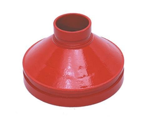 Fire protection system pipe joint ductile iron groove pipe solid 3