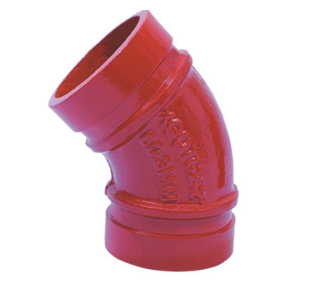 Fire special trench elbow 45 90 degree ductile iron trench elbow 2