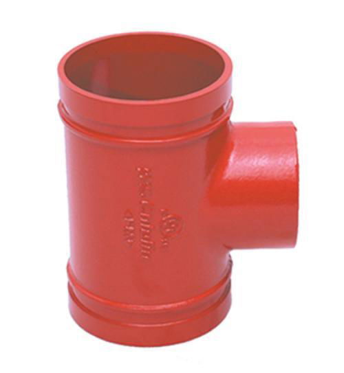 Fire protection system professional supplier trench pipe fitting mechanical tee