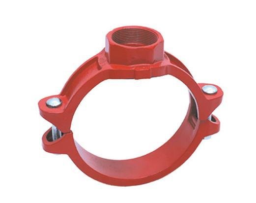 Fm-certified ductile iron trench mechanical tee for fire fighting system