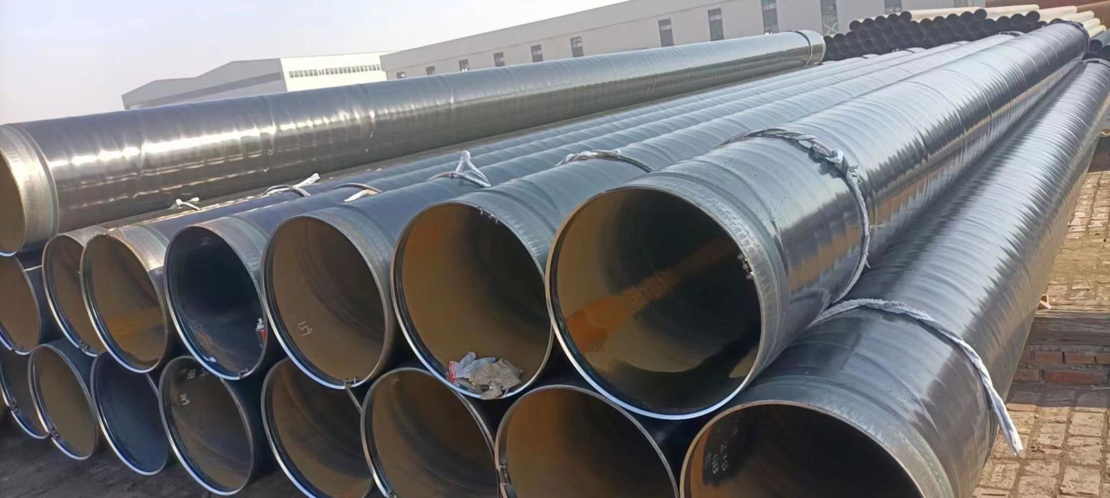 3PE carbon steel pipe anti-corrosion coating line 3