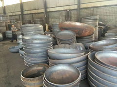 pipe fittings seamless weld tube cap end