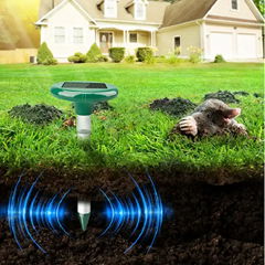 Ultrasonic Pest control Animal Rodent solar powered mole repeller AN-A316