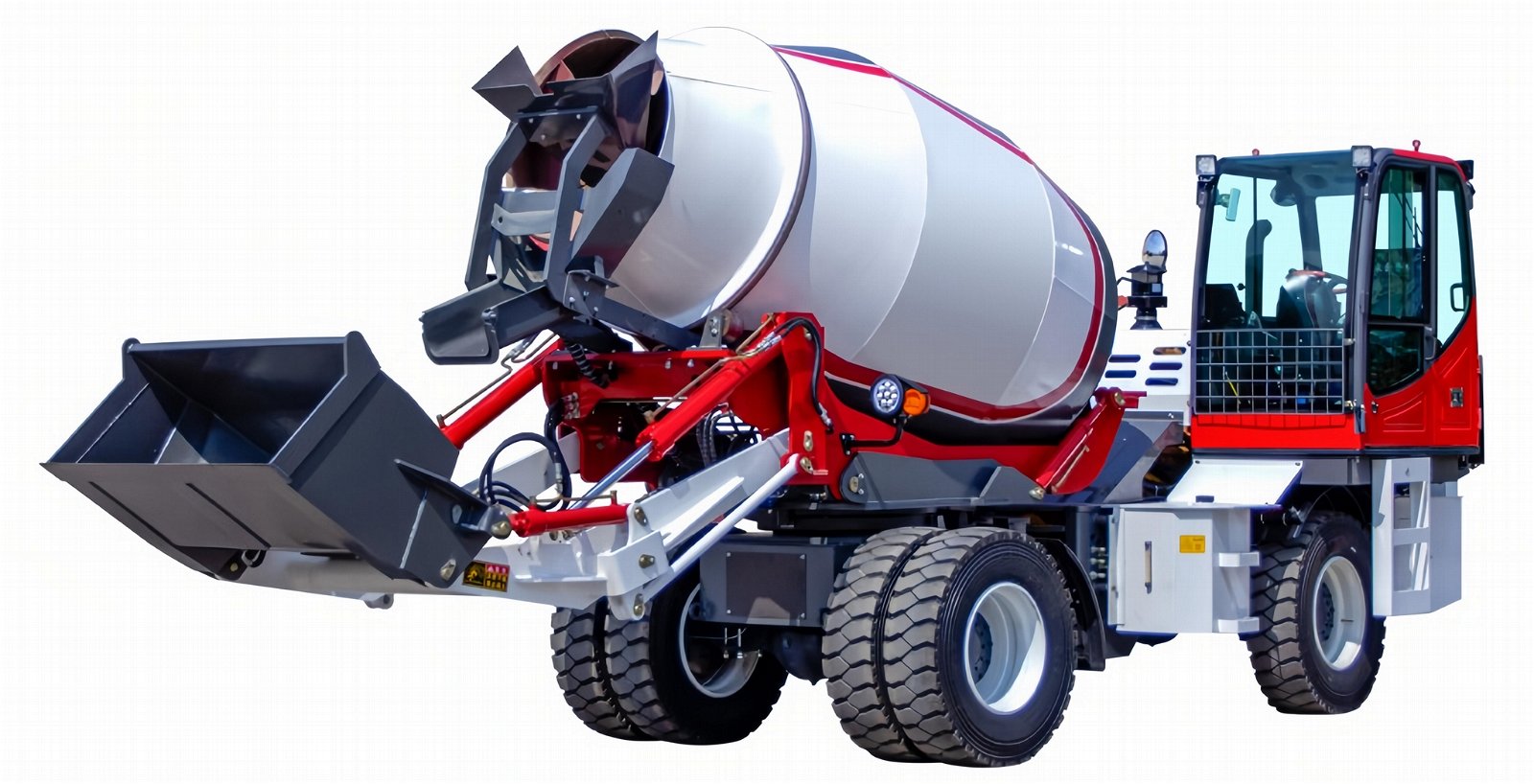 Self-loading Concrete Mixer Truck 4