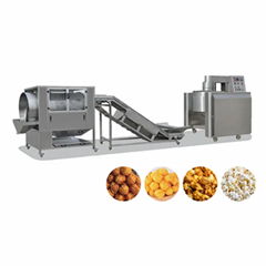 Large capacity automatic popcorn production line