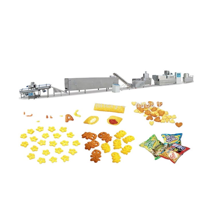 Corn Puffed Snacks Food Production Line
