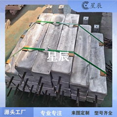 储罐用镁合金牺牲阳极 河南星辰预包装镁阳极22Kg14kg厂