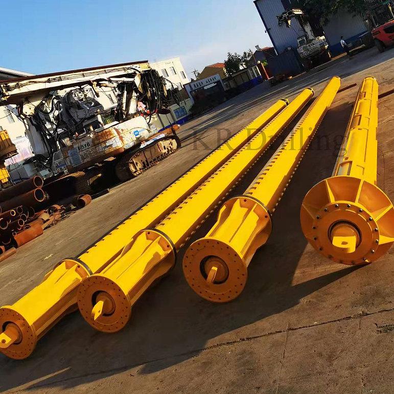 KrDrill Interlocking Kelly bar is applied to strong hard rock formation