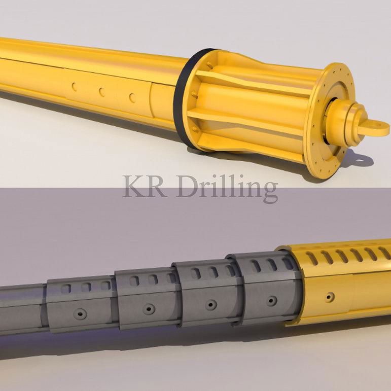 Friction Kelly bar applied to the soft and mud formation layer 5