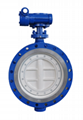 triple offset disc butterfly valve