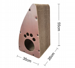 Cat Scratcher Cardboard Corrugated Durable Cat Scratch Cat Scratcher with Catnip