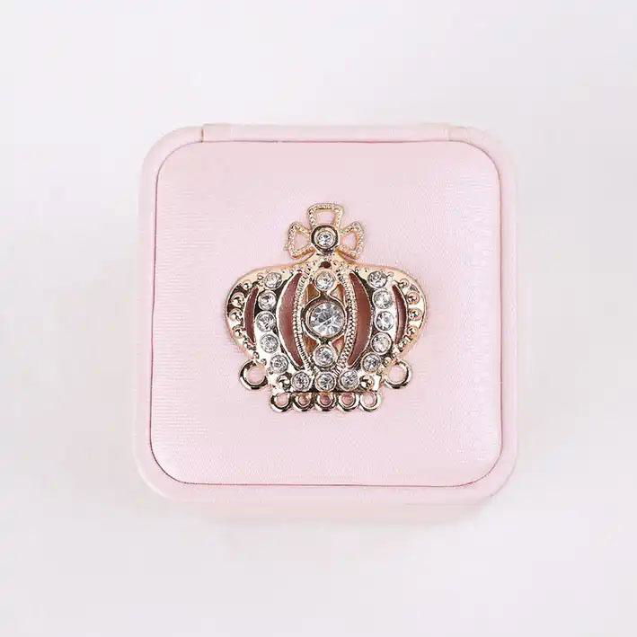 Leather Ring Pendant Packaging Custom Logo Jewelry Set Gift Box Luxury 4
