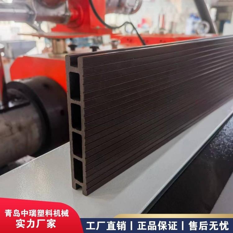 PE异型材机组 中瑞塑机 PVC木塑隔墙板生产线 5