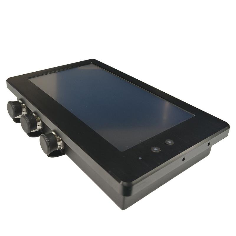 7 inch aluminum alloy waterproof resistance touch industrial control display por 4