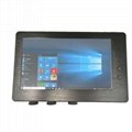 7 inch aluminum alloy waterproof resistance touch industrial control display por