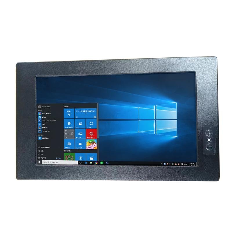 15.6 inch industrial control integrated machine Embedded resistance touch screen 3