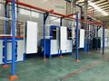 Clear automatic Electrostatic powder coating line systme machine 2