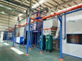 Clear automatic Electrostatic powder coating line systme machine 5