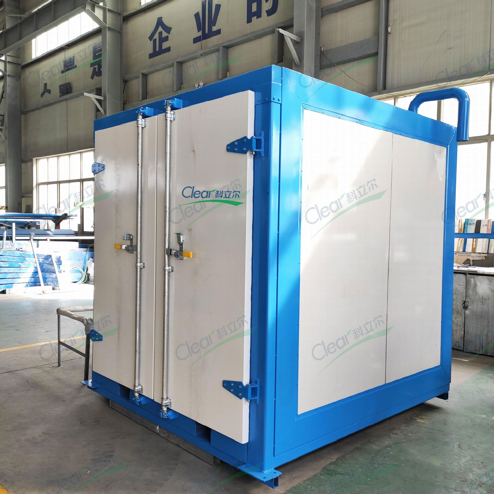 Clear electricl/gas/Lpg heating powder coating curing oven