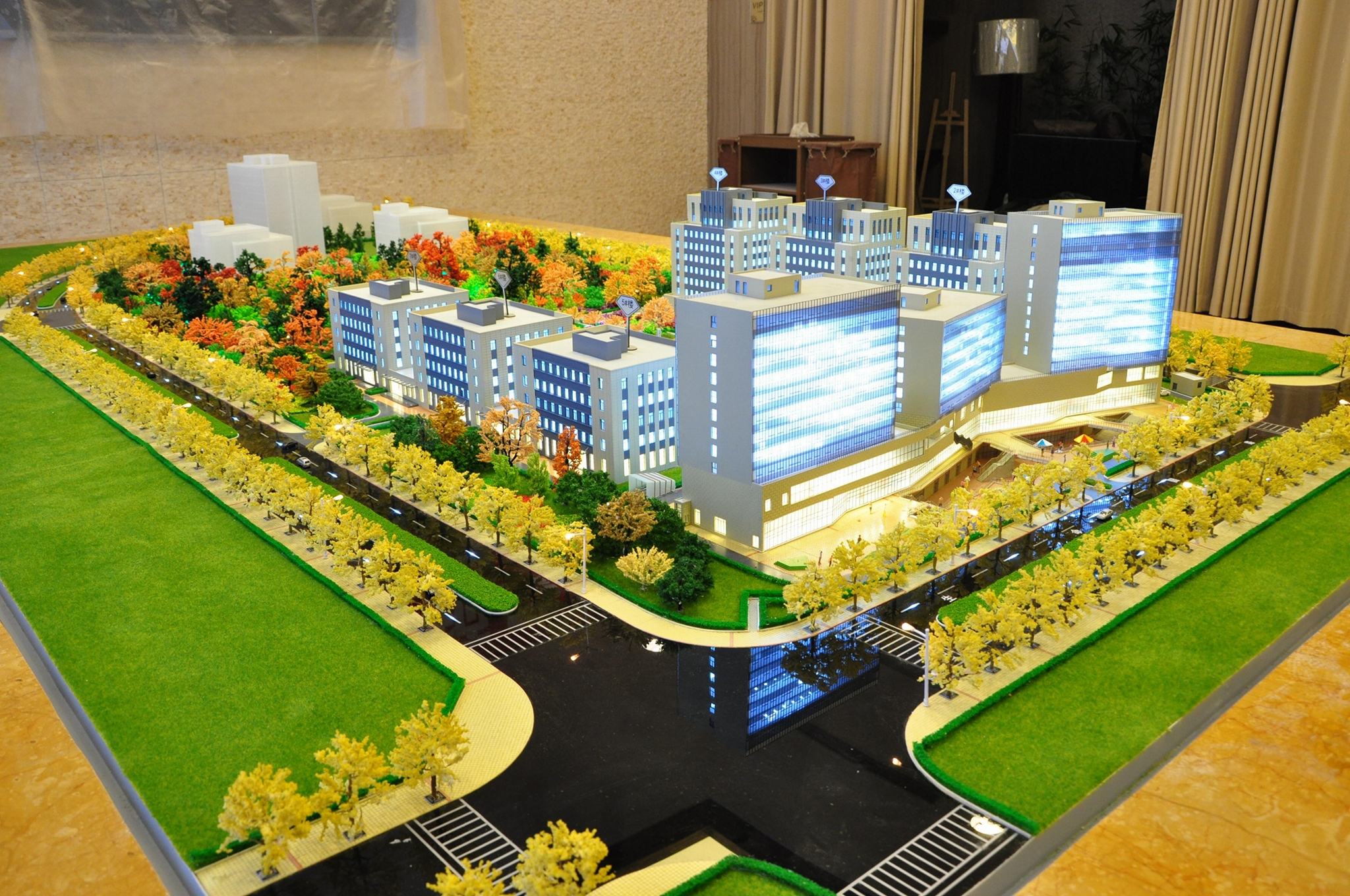 北京工業園區沙盤模型 3