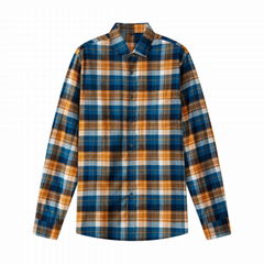 Long Sleeve Plaid Flannel Casual Shirts