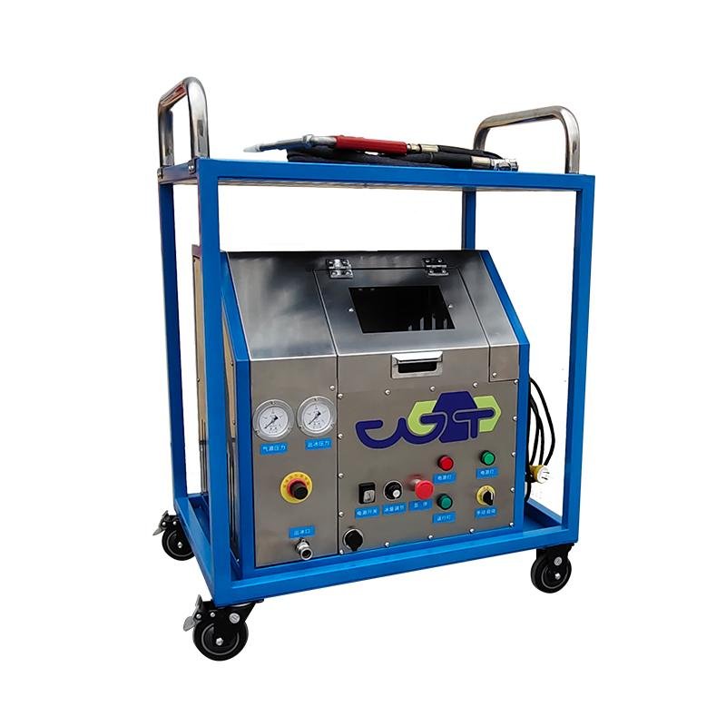Small Dry ice blast cleaning machine for fine cleaning cars 