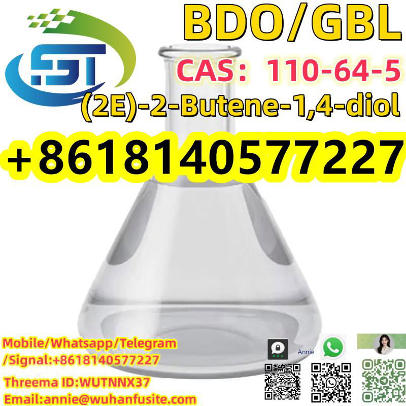 Factory Price 99.9%1, -Butanediol 1, 4 B D O Safe Fast Delivery CAS: 110-64-5 2