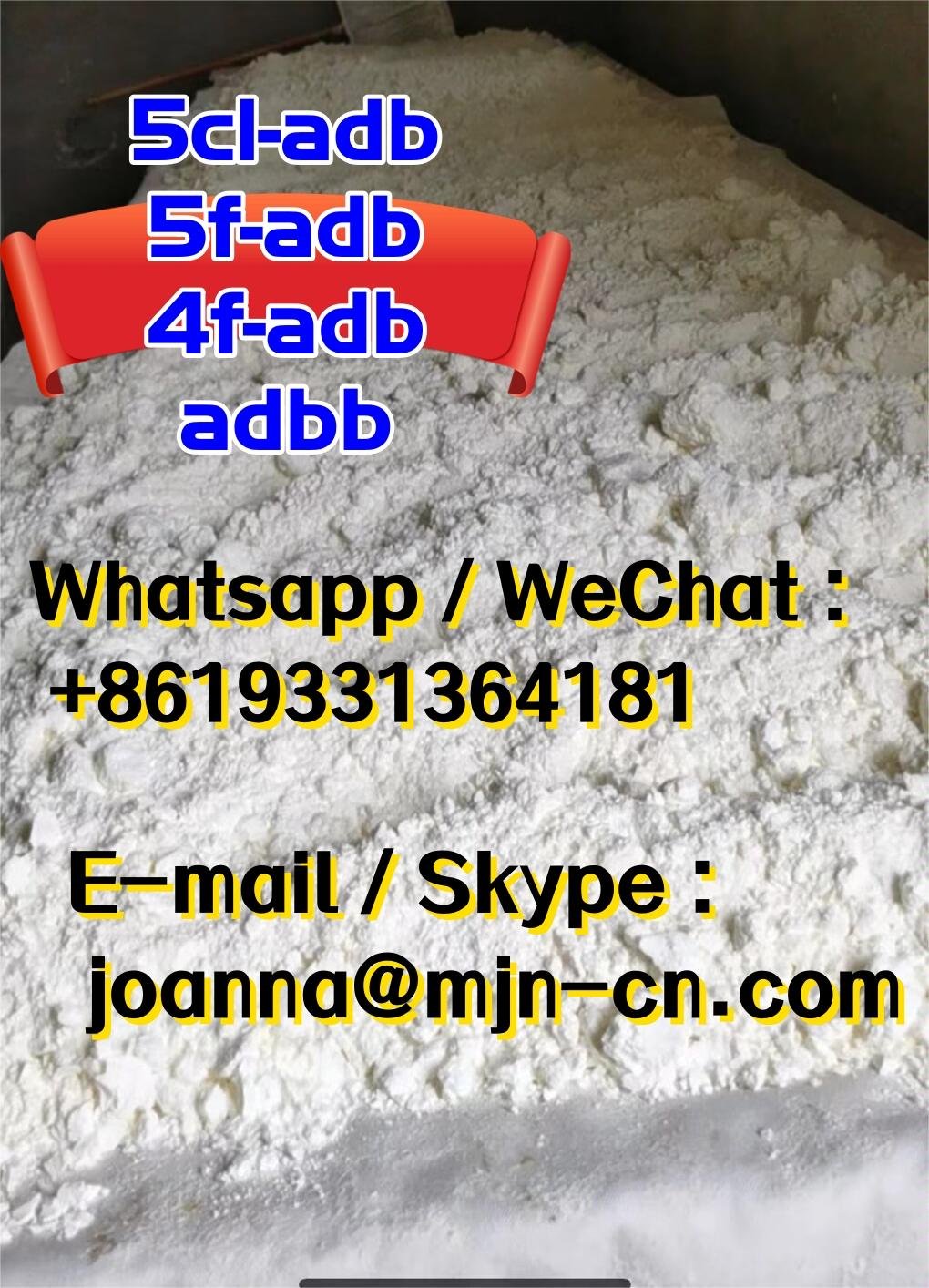 Yellow powder 5cl-adb-a cas 2504100-70-1 with best price for sale