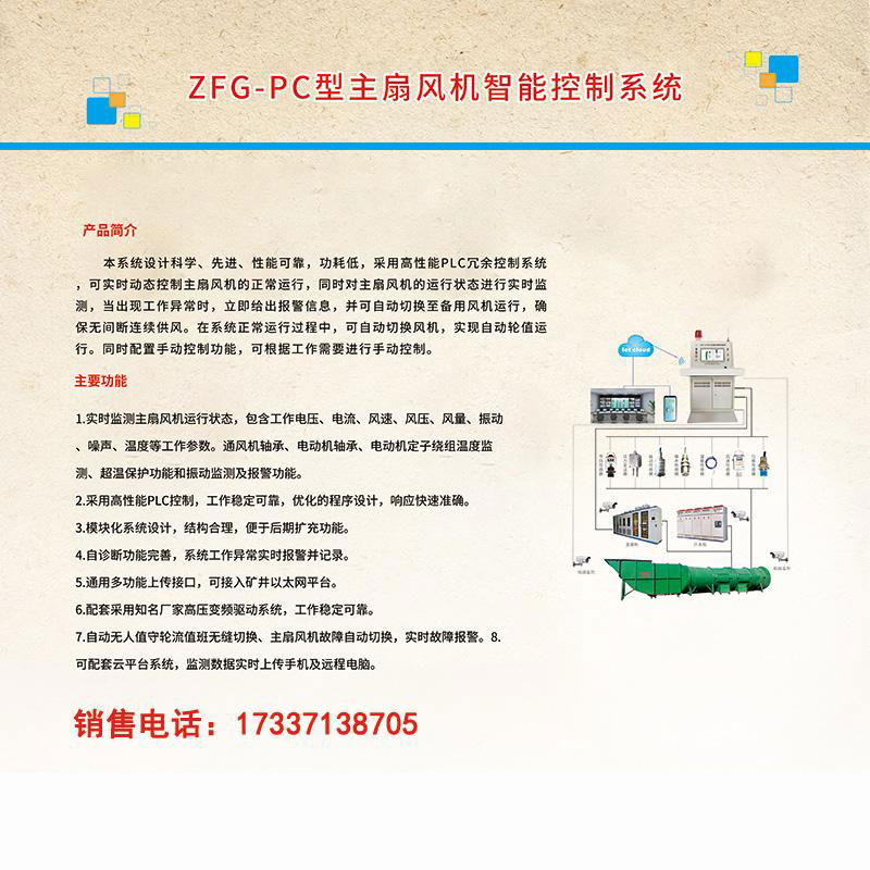 ZFG-PC型主扇风机智能控制系统 2