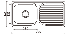 Stanless steel sink 2