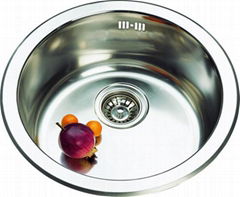 Stainless steel Round bowl sink