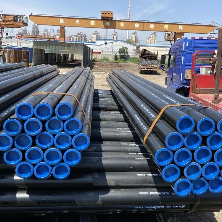 Factory price ASTM A36 A106 MS 18 mm to 609 mm seamless steel pipe for India 4