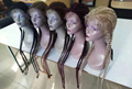 Curly Brazilian Human Hair  long Wave  Lace Frontal Wigs 5