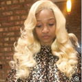 Blonde Full Lace Human Hair Wigs for Black Women Brazilian China Wig