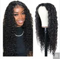 Top-Selling Kinky Curly Brazilian Virgin Remy Human Hair Lace Wigs in Stock