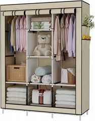 Urban home furniture wardrobe combination portable wardrobe Stainless steel ward