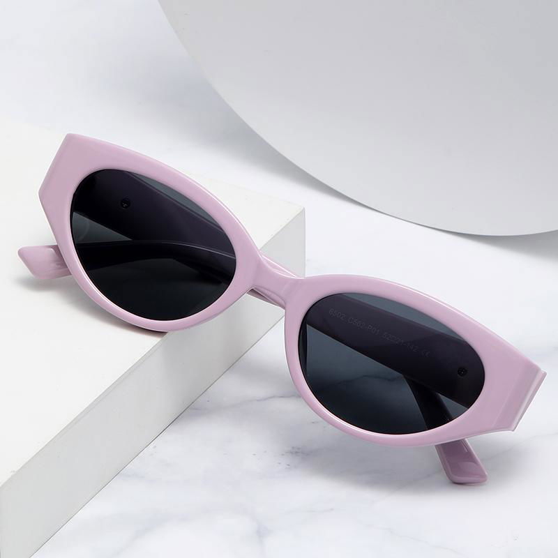 Pink Mirrored Prescription cat eye sunglasses sun protection glasses 2