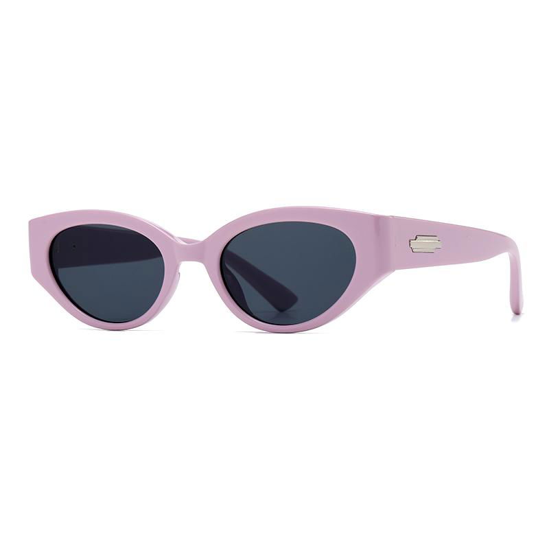 Pink Mirrored Prescription cat eye sunglasses sun protection glasses 4