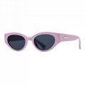 Pink Mirrored Prescription cat eye sunglasses sun protection glasses 4
