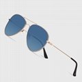 2024 new concave sunglasses sunglasses coated with green film