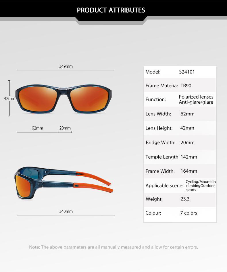 New outdoor sunglasses UV400 sports glasses sunglasses 3