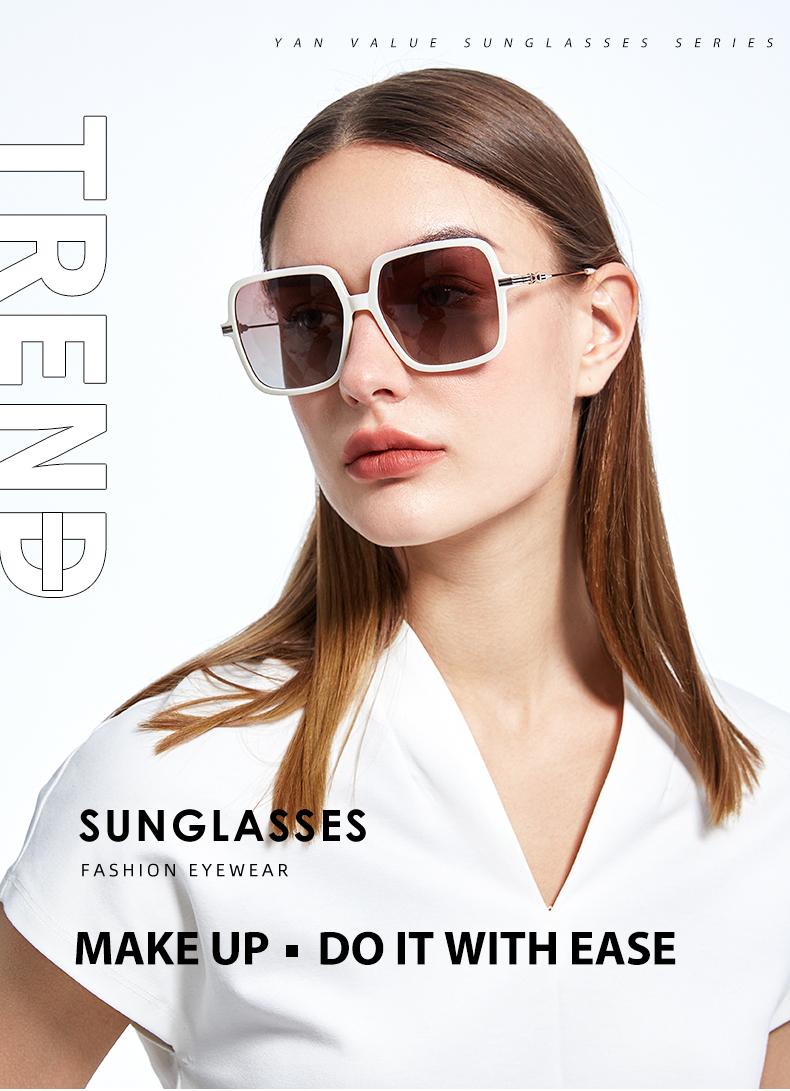 Hot Sell Wholesale sunglasses Women Fashion Square Customize 2