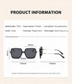 Hot Sell Wholesale sunglasses Women Fashion Square Customize 3
