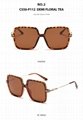 Hot Sell Wholesale sunglasses Women Fashion Square Customize 4