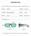 High quality polarized sunglasses square sunglasses fashionable sunglasses 4