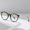 Round Acetate Glasses Metal Optical Frame Glasses Women Ins Style 1