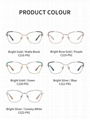 貓眼方形光學眼鏡眼鏡架定製時尚女性眼鏡 5