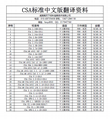 CSA标准中文版资料