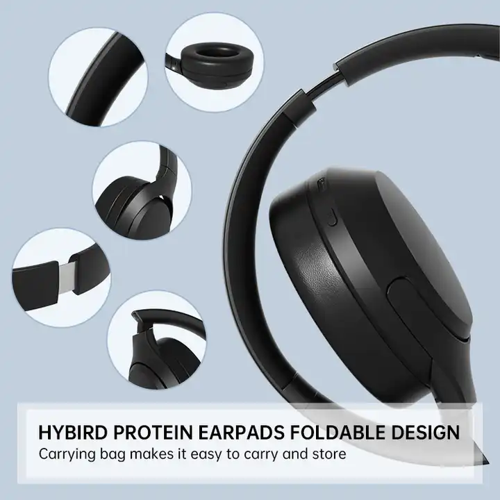Wireless Headphones Noise Cancelling Headset ANC Earphone Headphone 4